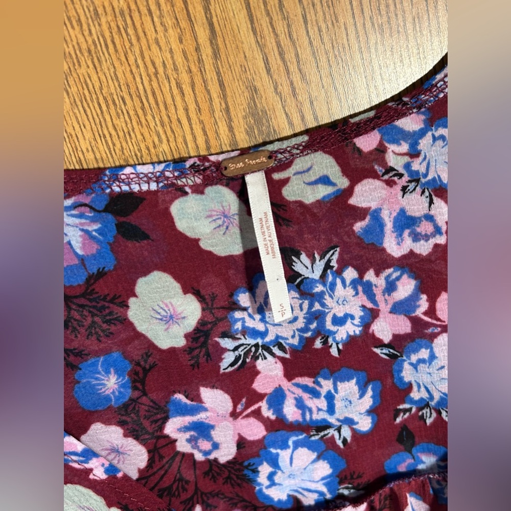 Free People Maybel Floral Blouse - Picture 5 of 6